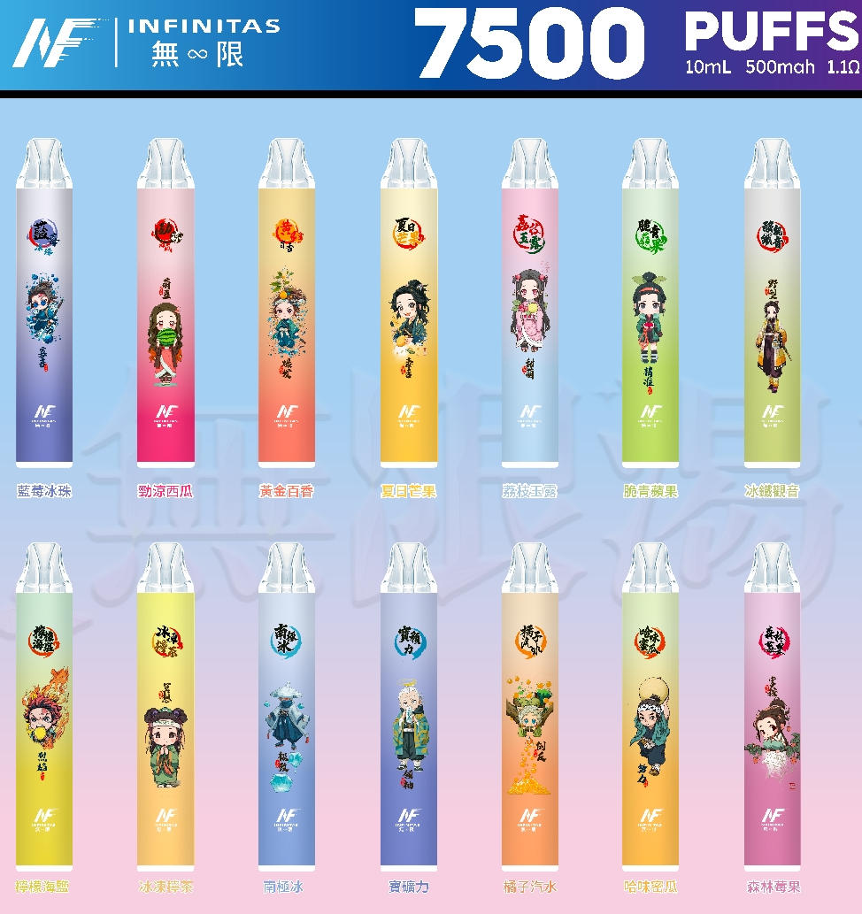 INF拋棄式 7500口  鬼滅系列